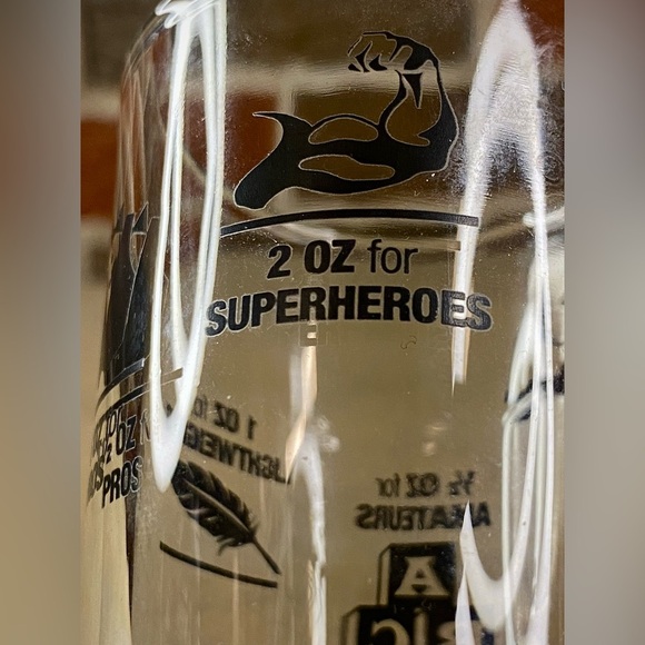 Libbey Glass 4 oz Shot Measuring ABC Letters Building Blocks Funny Bartender - Picture 6 of 11